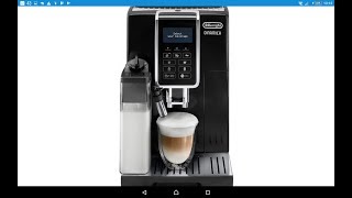 Обзор КофеМашины Delonghi Dinamica ECAM 35055B часть 1  Меню [upl. by Sutsuj]