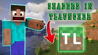 How to install shaders in Tlauncher YAY Gaming [upl. by Aicram954]