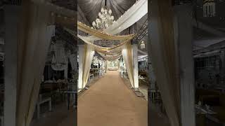 Montgomery club Sahiwal Nikaah setupGlass marquee setup 2024 calmdown wedding shorts [upl. by Ciapha]