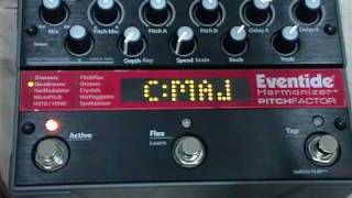 EVENTIDE HARMONIZER PITCHFACTOR QUADRAVOX MODE BY CHATREEO [upl. by Seppala]