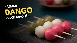 Receta Japonesa Hanami Dango  el dulce japonés de Naruto [upl. by Salter]