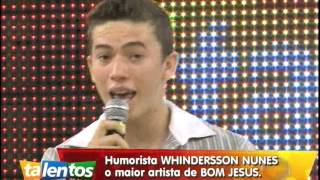 Conheça o talento de Whindersson Nunes no palco do Talentos do PI Bom Jesus 02 [upl. by Kennan816]