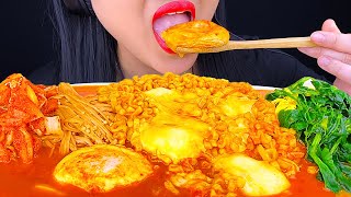 CHEESY SPICY NOODLE RECIPE REQUEST COOKING ASMR PHAN [upl. by Deborath]