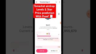 Tomarket 🍅 Airdrop Update Levels price prediction  kis level per Kitna Paisa Mila ga tomarket [upl. by Ahsitnauq682]