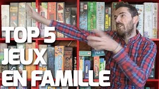 TOP 5 JEUX DE SOCIETE EN FAMILLE [upl. by Aisatsanna]