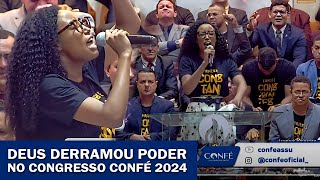 Sulamita Alves Olha o que Deus fez nesse congresso a unção desceu na casa CONFÉ 2024 [upl. by Ativet426]