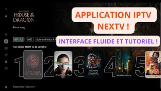 Présentation dune Application IPTV Magnifique  Interface et Tutoriel [upl. by Darnall]