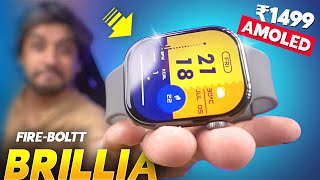 Best AMOLED Smartwatch Under ₹1500 ⚡️ Fireboltt BRILLIA Review [upl. by Kyd]