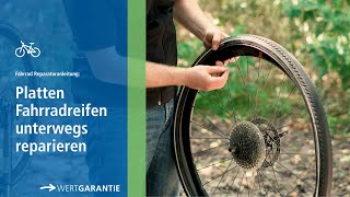 Fahrradschlauch wechseln  Anleitung für unterwegs [upl. by Hung]