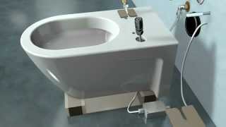 SensoWash ® C How to Install Duravit Hanging Type Commode By Modern Tiles Faisalabadflv [upl. by Neal959]