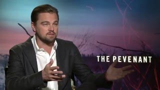 The Revenant Leonardo DiCaprio quotHugh Glassquot Exclusive Interview  ScreenSlam [upl. by Reffotsirhc]