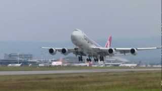 Cargolux Boeing 7478  BSL  592012 [upl. by Marilou]