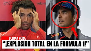 ¡CHECO PÉREZ EXPLOTÓ CONTRA CARLOS SAINZ DENTRO DE LA F1 [upl. by Arimahs232]