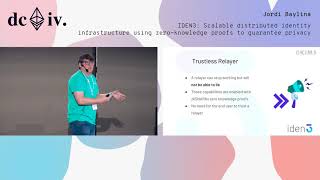 IDEN3 Scalable distributed identity infrastructure using zeroknowledge proofs to guarantee privacy [upl. by Darrin]