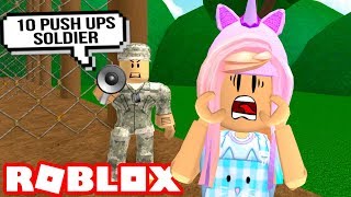 ROBLOX They Sent Me To Army Boot Camp [upl. by Einahpehs357]