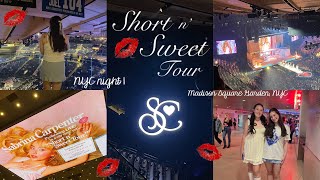 SHORT N’ SWEET CONCERT VLOG 💋  Sabrina Carpenter  Madison Square Garden NYCShortnSweet [upl. by De32]