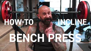 Quick Tips Incline Bench Press for better chest activation and less risk of a shoulder injury [upl. by Louella]