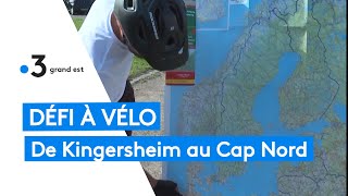 Défi  De Kingersheim au Cap Nord à vélo [upl. by Ztnahc]