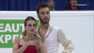 Gabriella Papadakis Guillaume Cizeron European Championships 2016 SD [upl. by Artemisa297]