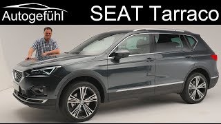 Seat Tarraco REVIEW Premiere allnew SUV Exterior Interior  Autogefühl [upl. by Janus]