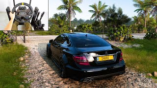 MercedesBenz C63 AMG  Forza Horizon 5  MOZA R12 gameplay [upl. by Sillyhp]