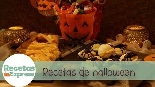 Recetas halloween 🦇⚰🗡🕯  Recetas Express [upl. by Albertine]