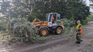 20624 heftiges Unwetter über Bernau am Chiemsee [upl. by Atelokin]