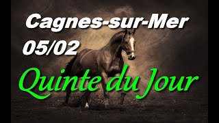 PRONOSTIC PMU QUINTE DU JOUR LUNDI 5 FEVRIER 2024 [upl. by Sax]