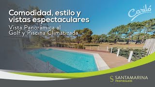 ¡Increíble Casa en Venta en Cariló con Vista Panorámica al Golf y Piscina Climatizada 🏡✨ [upl. by Lebanna]