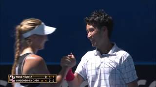 Japan v USA mixed doubles highlights RR  Mastercard Hopman Cup 2018 [upl. by Orman]