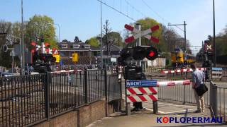 Dutch Railroad Crossing  Spoorwegovergang Bilthoven [upl. by Earlene]