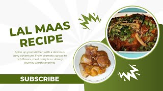 LAL MAAS  rajasthanI meat recipe [upl. by Nema65]