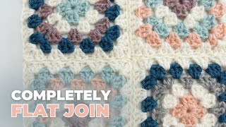 The Easiest and Fastest Way to Join Granny Squares [upl. by Enobe]