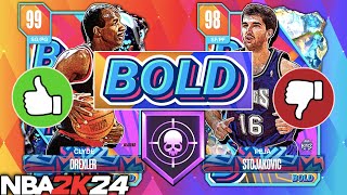 NEW FREE BOLD CARDS IN NBA 2K24 MyTEAM WHICH PLAYERS ARE WORTH GRINDING FOR [upl. by Eanad28]