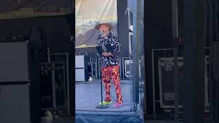 Joe Craven Introducing Del McCoury at Grand Targhee Bluegrass Festival 81223 [upl. by Zaragoza727]