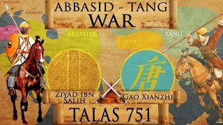 Battle of Talas 751  Abbasid  Tang War DOCUMENTARY [upl. by Eseuqram141]