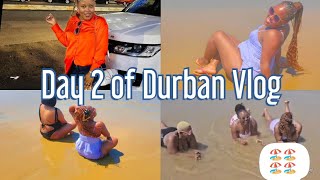 Durban Vlog 2023 Day 2🏖️🏖️ durbanbeach [upl. by Ruel]