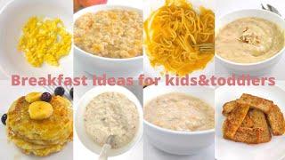 8 Breakfast recipes for babies kids and toddlers 6month3year  weight gaining recipes for babies [upl. by Russon]