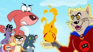 RatATat Doggy Don VsCat Man Full Movie  Popcorn Toonz l Childrens Animation and Cartoon Movies [upl. by Woodruff295]