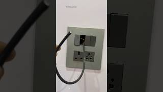 Switch board installation mistakes tips tricks electrical electrician ytshorts viralshorts [upl. by Yeoz]