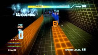 Rocksmith Guitar Scale runner A Major scale game [upl. by Sjoberg]