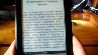 Sony PRS600 eReader Review [upl. by Adnale]