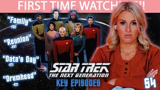 STAR TREK THE NEXT GENERATION  SEASON 4 KEY EPISODES  FIRST TIME WATCHING [upl. by Nyladnohr]