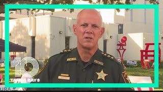 UPDATE Pinellas Sheriff says armed security outside early voting site not hired by Trump campaign [upl. by Aratahc]