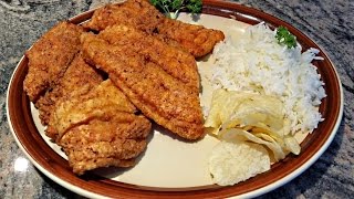 Deep Fried Swai Fish  quotSWhyquot Fish Fillet Recipe [upl. by Amilb560]