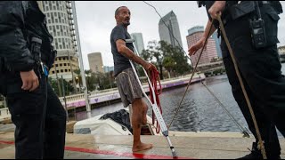 TikTok Star Defies Hurricane Milton Evacuation Orders [upl. by Lanod426]