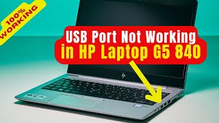 USB Port Not Working in HP Laptop G5 840Le port USB ne fonctionne pas dans l’ordinateur portable [upl. by Docia607]