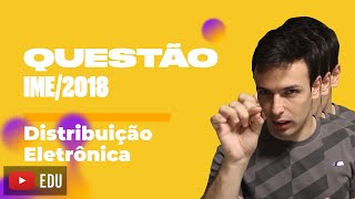 Questão IME2018  Distribuição Eletrônica [upl. by Anyak]