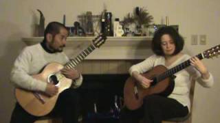 F Carulli Guitar Duo in G Op 34 No2 卡鲁利 吉他二重奏 [upl. by Nevin]