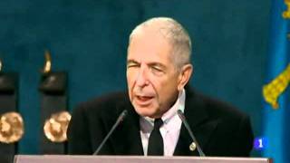 Leonard Cohens Prince Of Asturias Speech  No Overdubbing [upl. by Nebe]